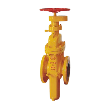Flat gate valve with diversion hole 1